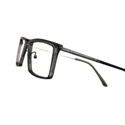 Grey rectangular stylish eyeglasses online at chashmah