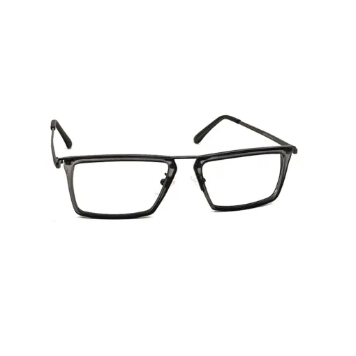 Grey rectangular stylish eyeglasses online at chashmah