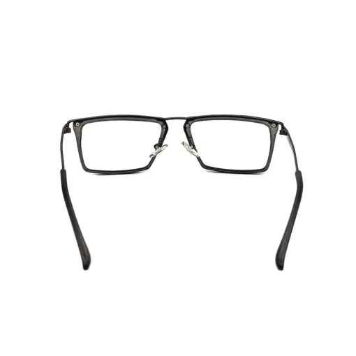 Grey rectangular stylish eyeglasses online at chashmah