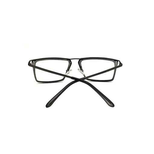 Grey rectangular stylish eyeglasses online at chashmah