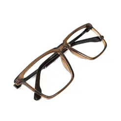 Glass Brown Premium Eyeglasses at chashmah