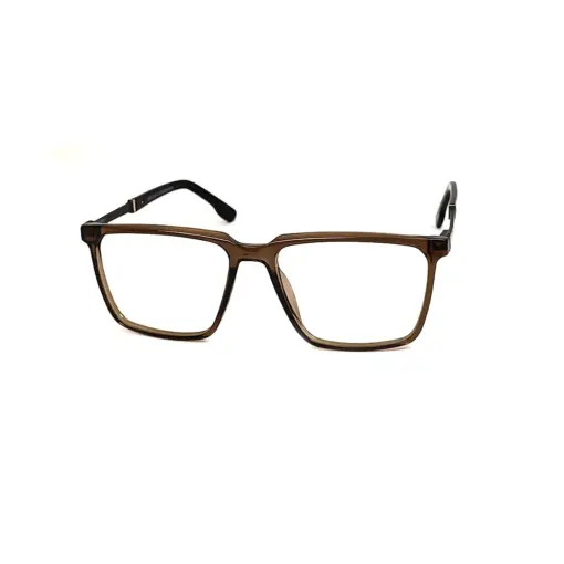 Glass Brown Premium Eyeglasses at chashmah