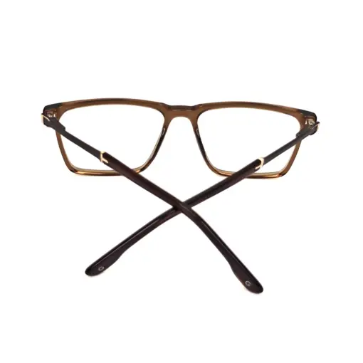 Glass Brown Premium Eyeglasses at chashmah