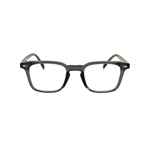 Glass Grey Small Eyeglasses