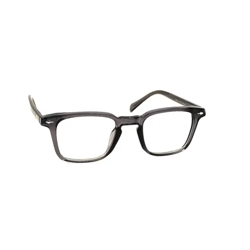 Glass Grey Small Eyeglasses
