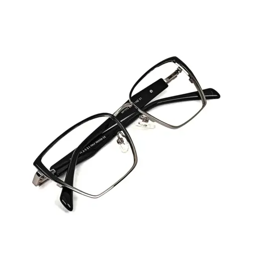Silver Fancy Women Eyeglasses at chashmah