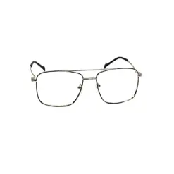 Silver Square Turban Fit Eyeglasses