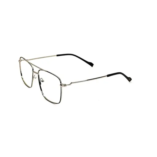 Silver Square Turban Fit Eyeglasses