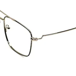 Silver Square Turban Fit Eyeglasses