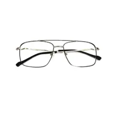 Silver Square Turban Fit Eyeglasses