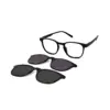 Black Clip-on Eyeglasses AT CHASHMA