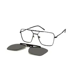 Buy Black Clip-on Turban Fit Eyeglasses Online -F08