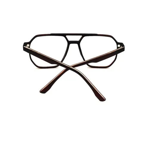 Buy Brown Aviator Clip-on Eyeglasses Online