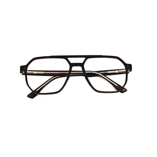 Buy Brown Aviator Clip-on Eyeglasses Online