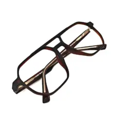 Buy Brown Aviator Clip-on Eyeglasses Online