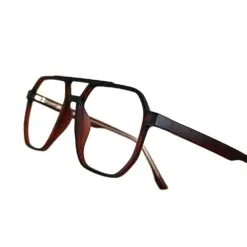 Buy Brown Aviator Clip-on Eyeglasses Online