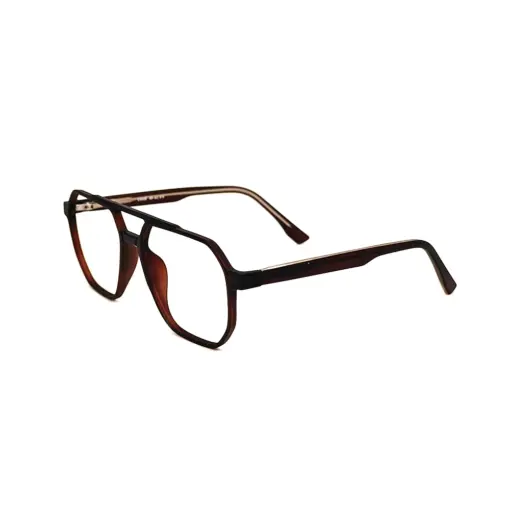 Buy Brown Aviator Clip-on Eyeglasses Online