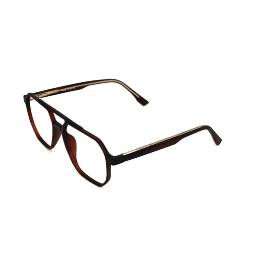Buy Brown Aviator Clip-on Eyeglasses Online