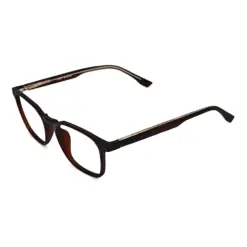 Buy Brown Medium Clip-on Eyeglasses Online at Chashmah.com