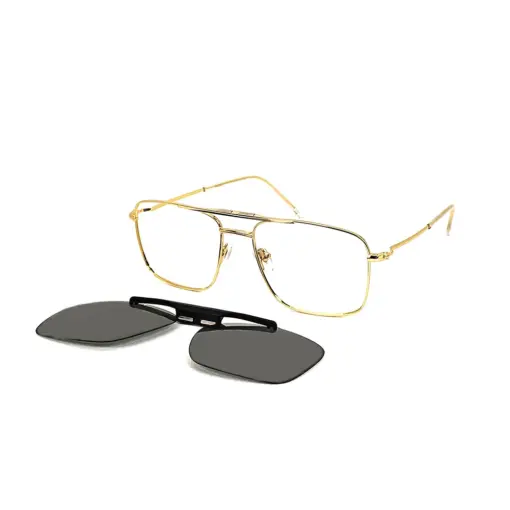 Buy Golden Clip-on Turban Fit Eyeglasses Online