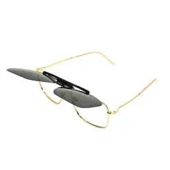 Buy Golden Clip-on Turban Fit Eyeglasses Online