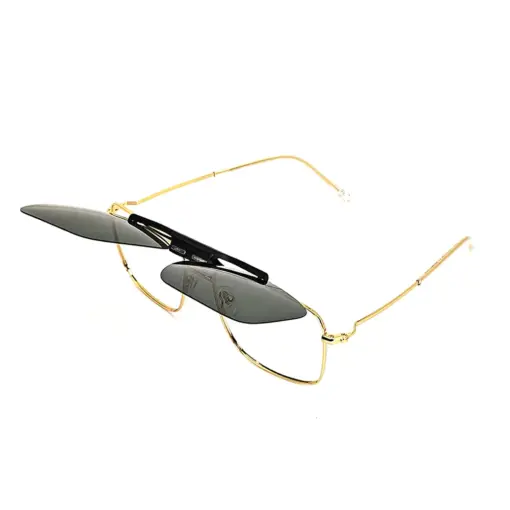 Buy Golden Clip-on Turban Fit Eyeglasses Online