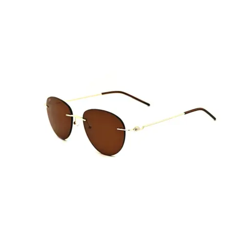 Buy Modern Brown Turban Fit Sunglasses Online