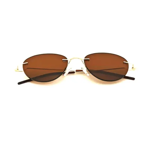 Buy Modern Brown Turban Fit Sunglasses Online