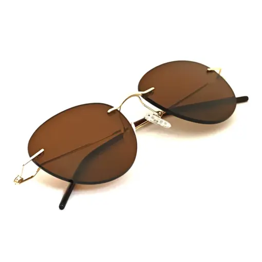Buy Modern Brown Turban Fit Sunglasses Online