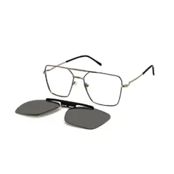 Buy Silver Clip-on Turban Fit Eyeglasses Online