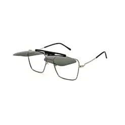 Buy Silver Clip-on Turban Fit Eyeglasses Online