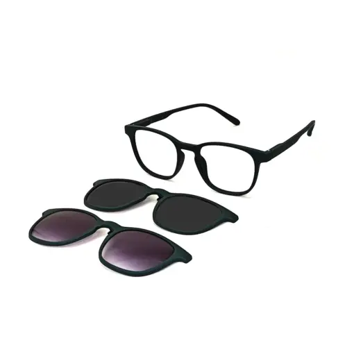 Green Clip-on Eyeglasses at chashmah
