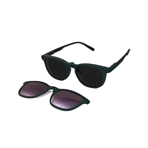 Green Clip-on Eyeglasses at chashmah