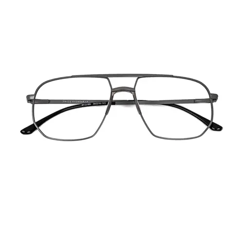 Grey Fix Nose Eyeglasses at chashmah