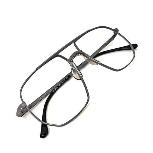 Grey Fix Nose Eyeglasses at chashmah