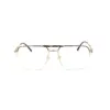 Leopard Half Frame Eyeglasses at chashmah