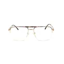 Leopard Half Frame Eyeglasses at chashmah