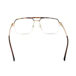 Leopard Half Frame Eyeglasses at chashmah