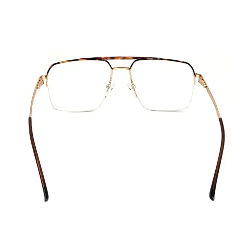 Leopard Half Frame Eyeglasses at chashmah