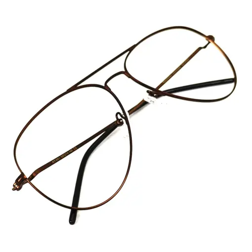 Matte Brown Turban Fit Aviator