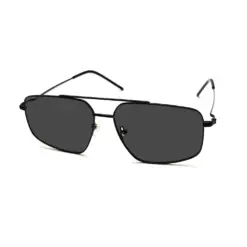 Oversized Black Turban Fit Sunglasses