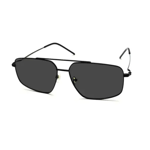 Oversized Black Turban Fit Sunglasses