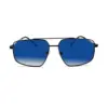 Oversized Sky Blue Turban Fit Sunglasses