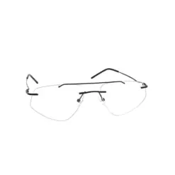 Premium Black Rimless Eyeglasses