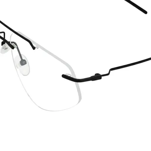Premium Black Rimless Eyeglasses