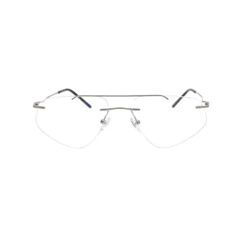 Premium Silver Rimless Eyeglasses