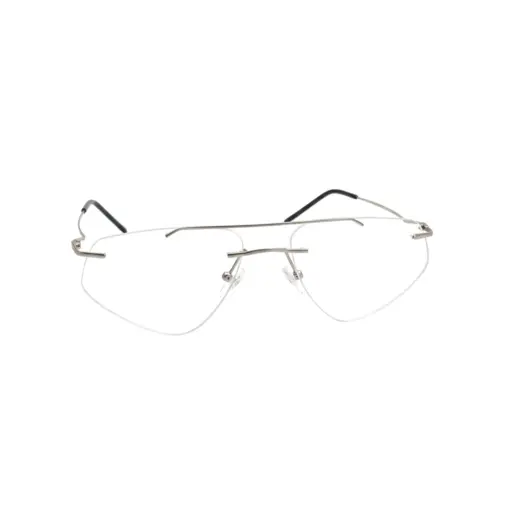 Premium Silver Rimless Eyeglasses
