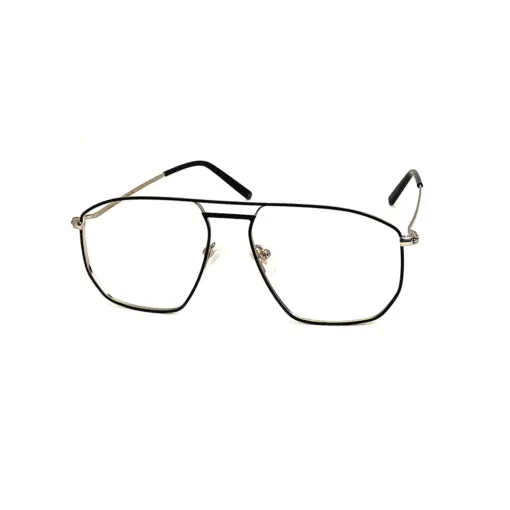 Silver Modern Turban Fit Eyeglasses