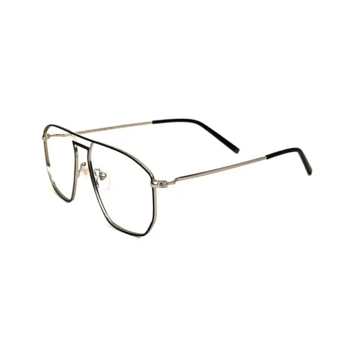 Silver Modern Turban Fit Eyeglasses