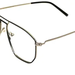 Silver Modern Turban Fit Eyeglasses